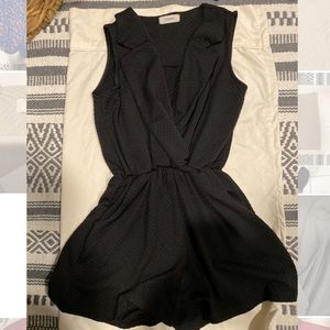 Tuxedo style romper